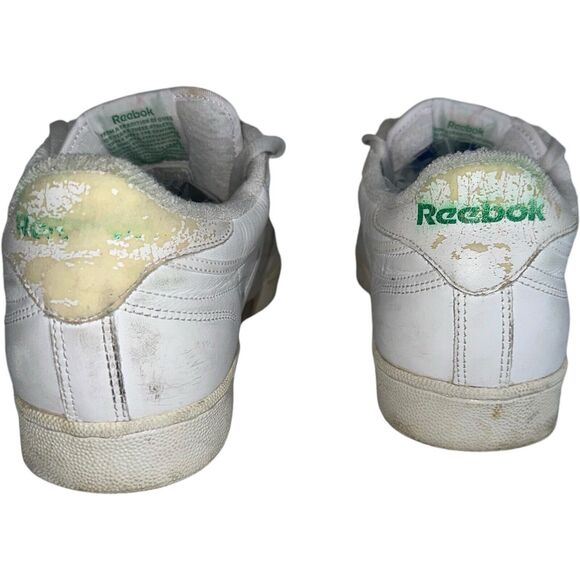 Reebok Club C 85 Chalk White Green Mens 11W Retro 90s Vintage Sneakers - Picture 11 of 16